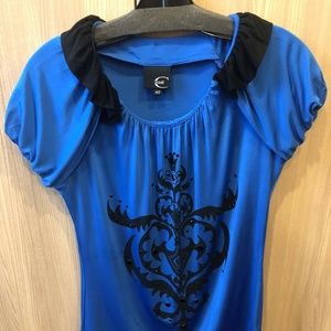 Just Cavalli Blouse Blue Size 42